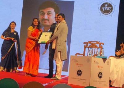 Yugantar award - Sayajirao Gaikwad University, Baroda 2019